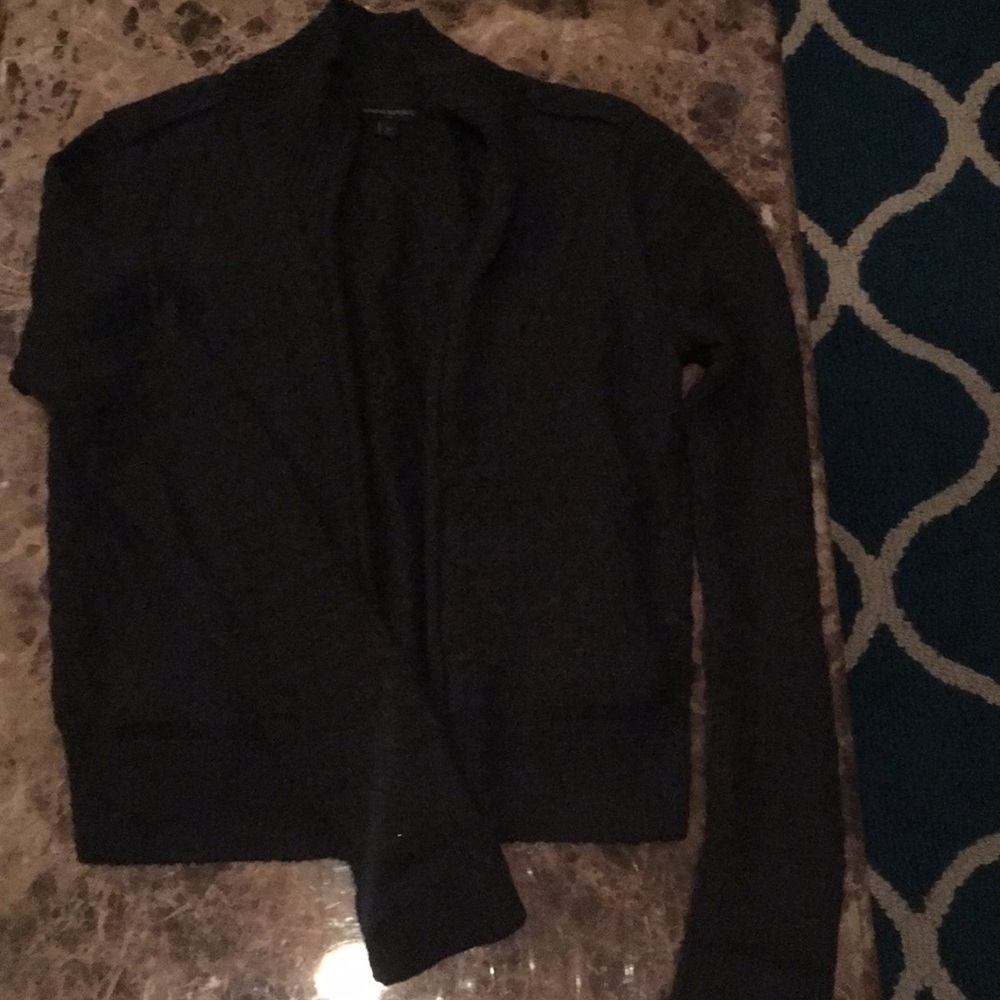 Dark grey long sleeve sweater